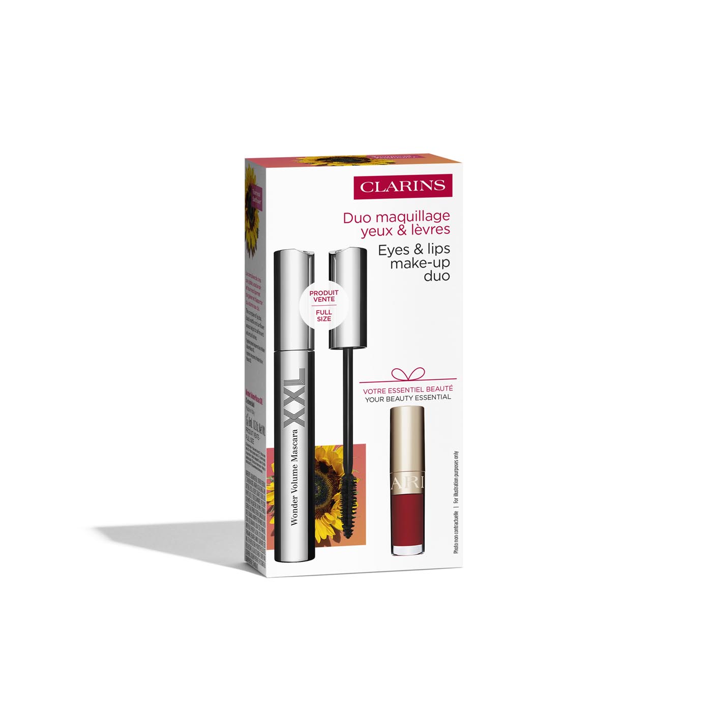 Clarins Wonder Volume Eyes & Lips Make-Up Duo Set