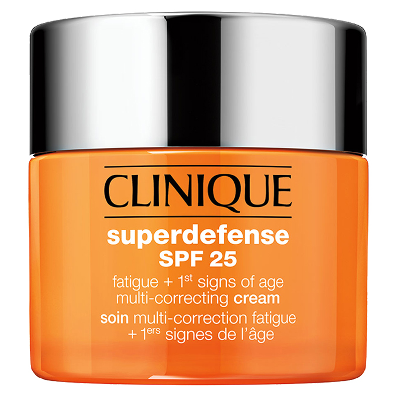 Clinique Superdefense Fatigue + 1st Signs of Age Multi-Correcting Cream SPF25 - Hauttyp 1/2
