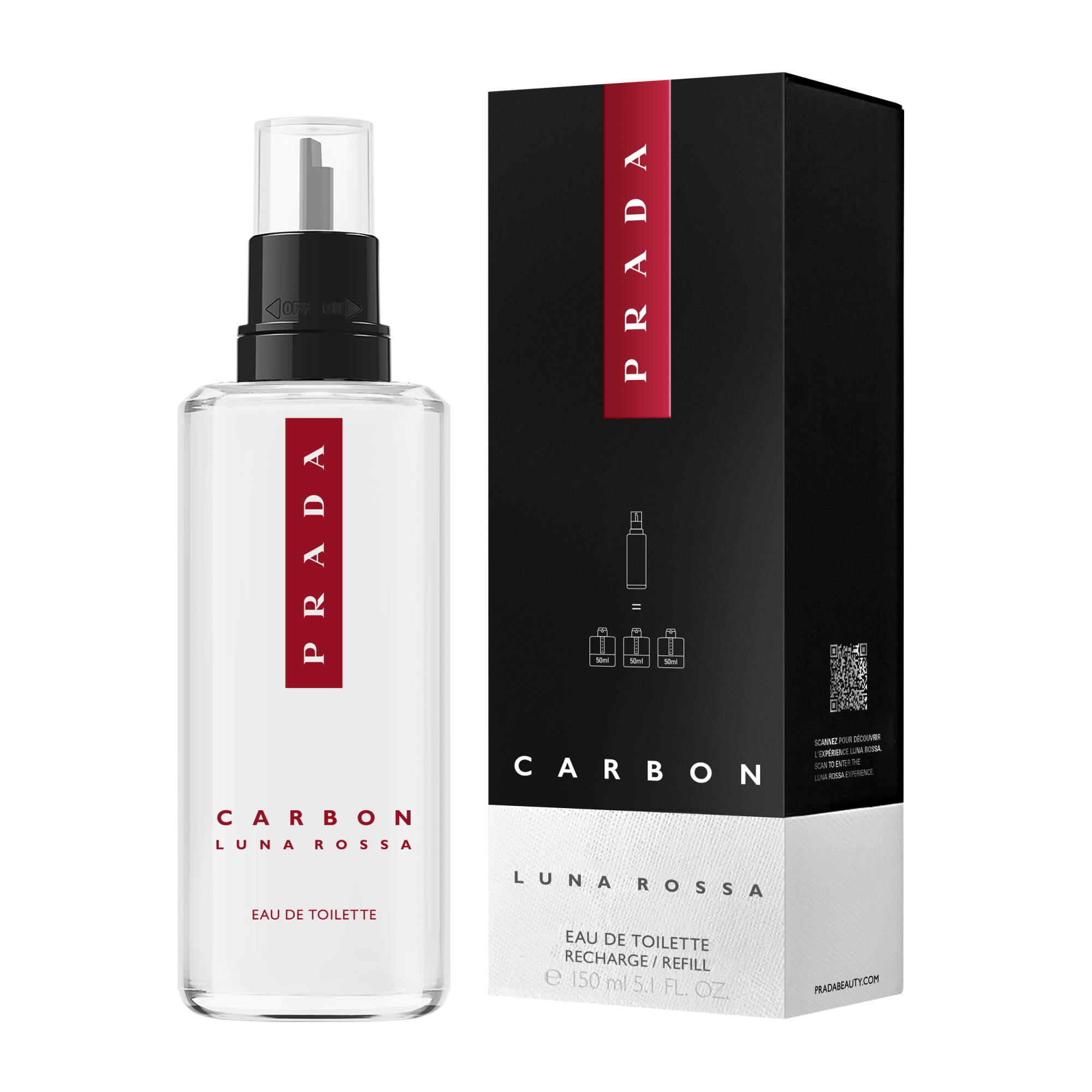 Prada Luna Rossa Carbon Eau de Toilette (EdT) Refill
