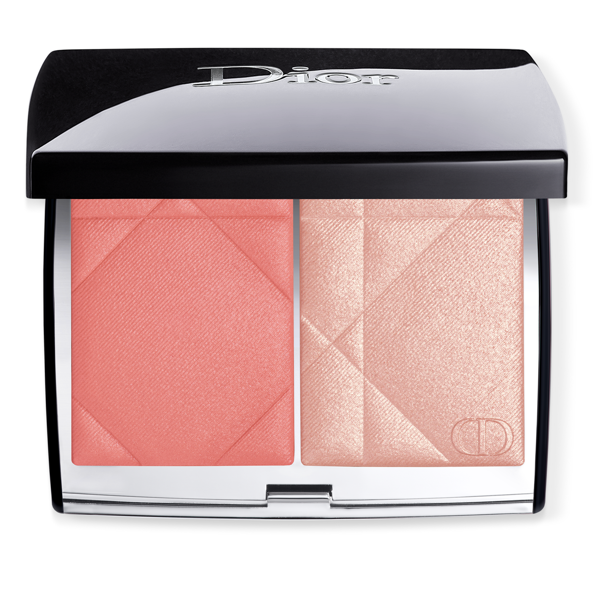 DIOR ROUGE BLUSH COLOUR & GLOW Mehrzweck-Teint-Palette. Farb- & Highlighter-Duo
