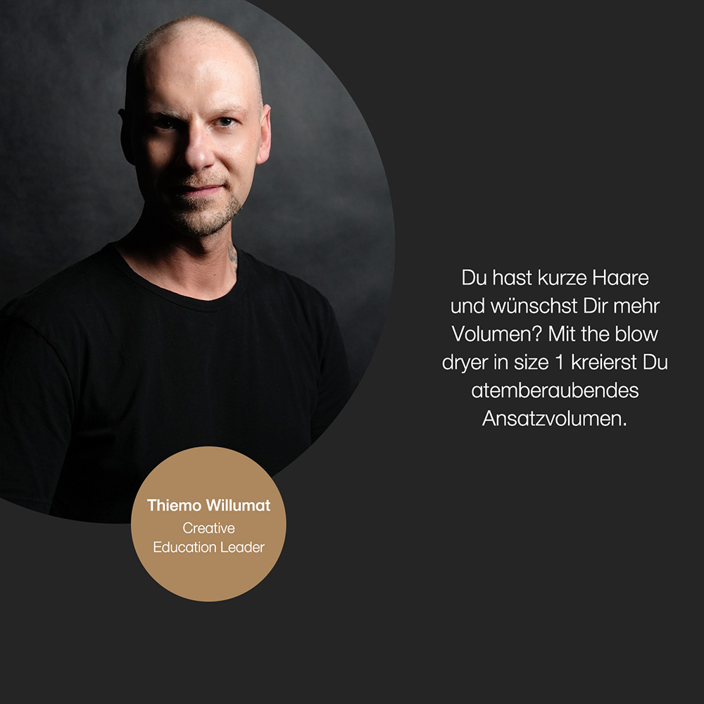 ghd the blow dryer Rundbürste 25mm (size 1) - für kurzes Haar