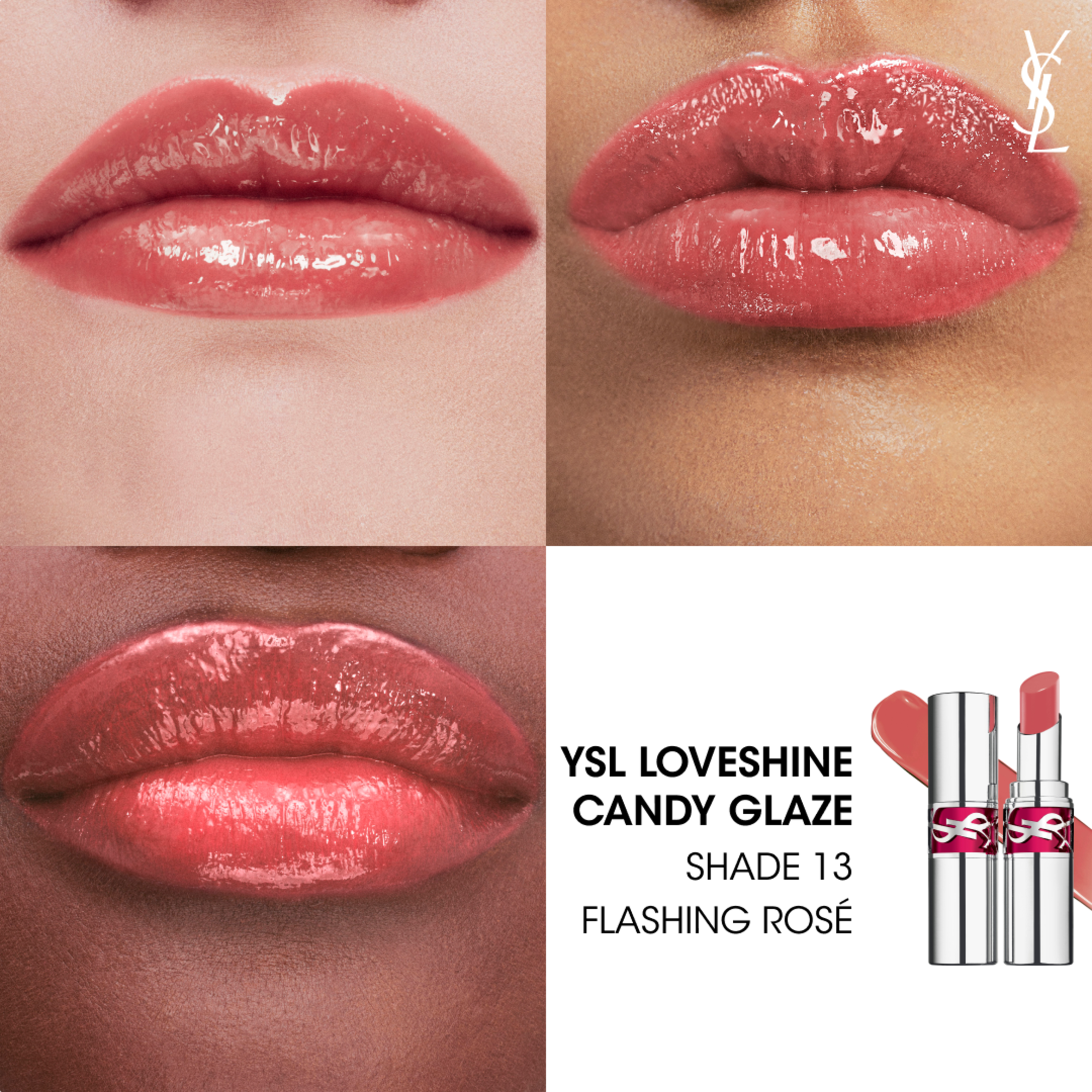 Yves Saint Laurent Rouge Volupte Shine Loveshine Candy Glaze Lipstick