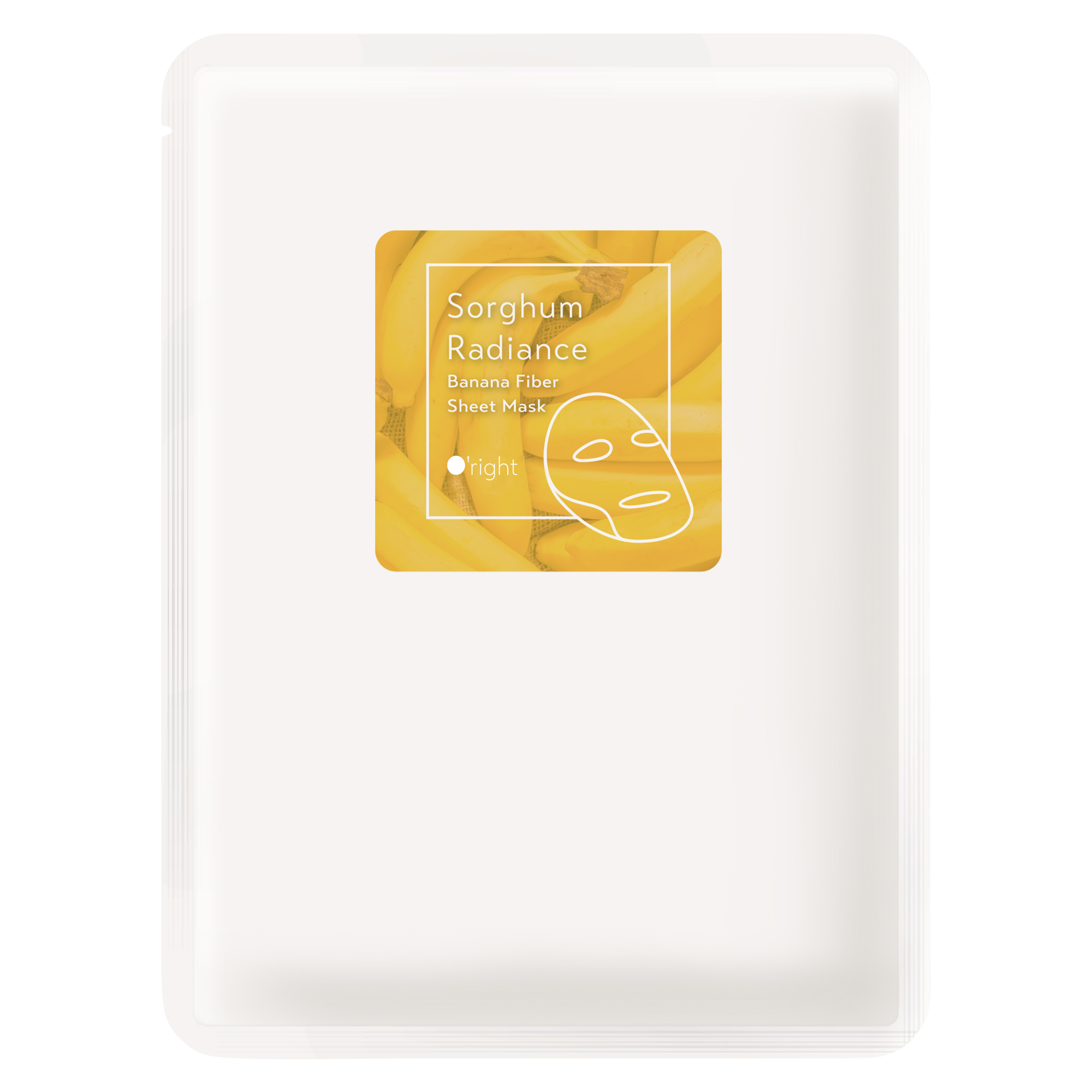 O'right Sorghum Radiance Banana Fiber Sheet Mask 5x25ml O'right Sorghum Radiance Banana Fiber Sheet Mask 5x25ml
