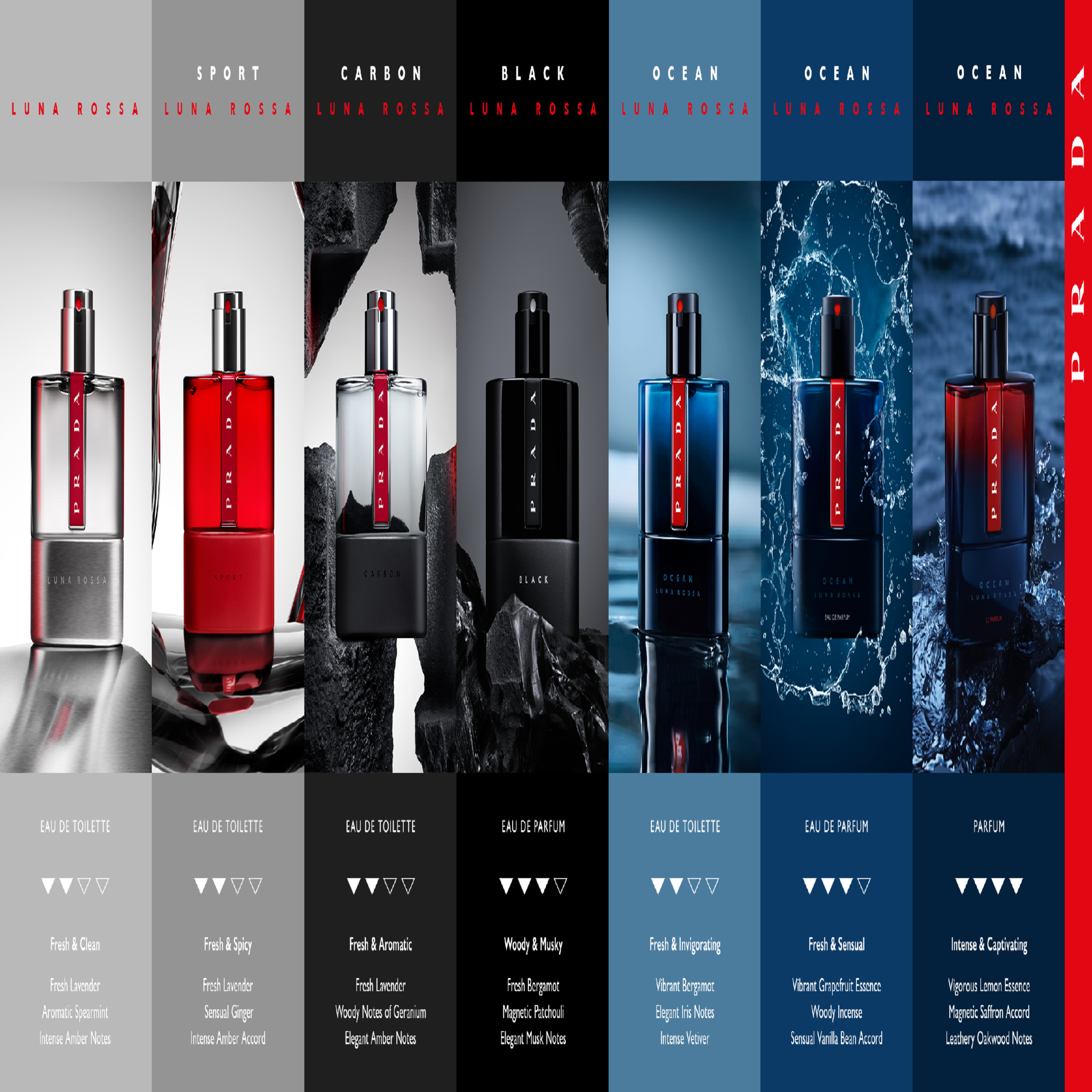 Prada Luna Rossa Black Eau de Parfum (EdP) Refill