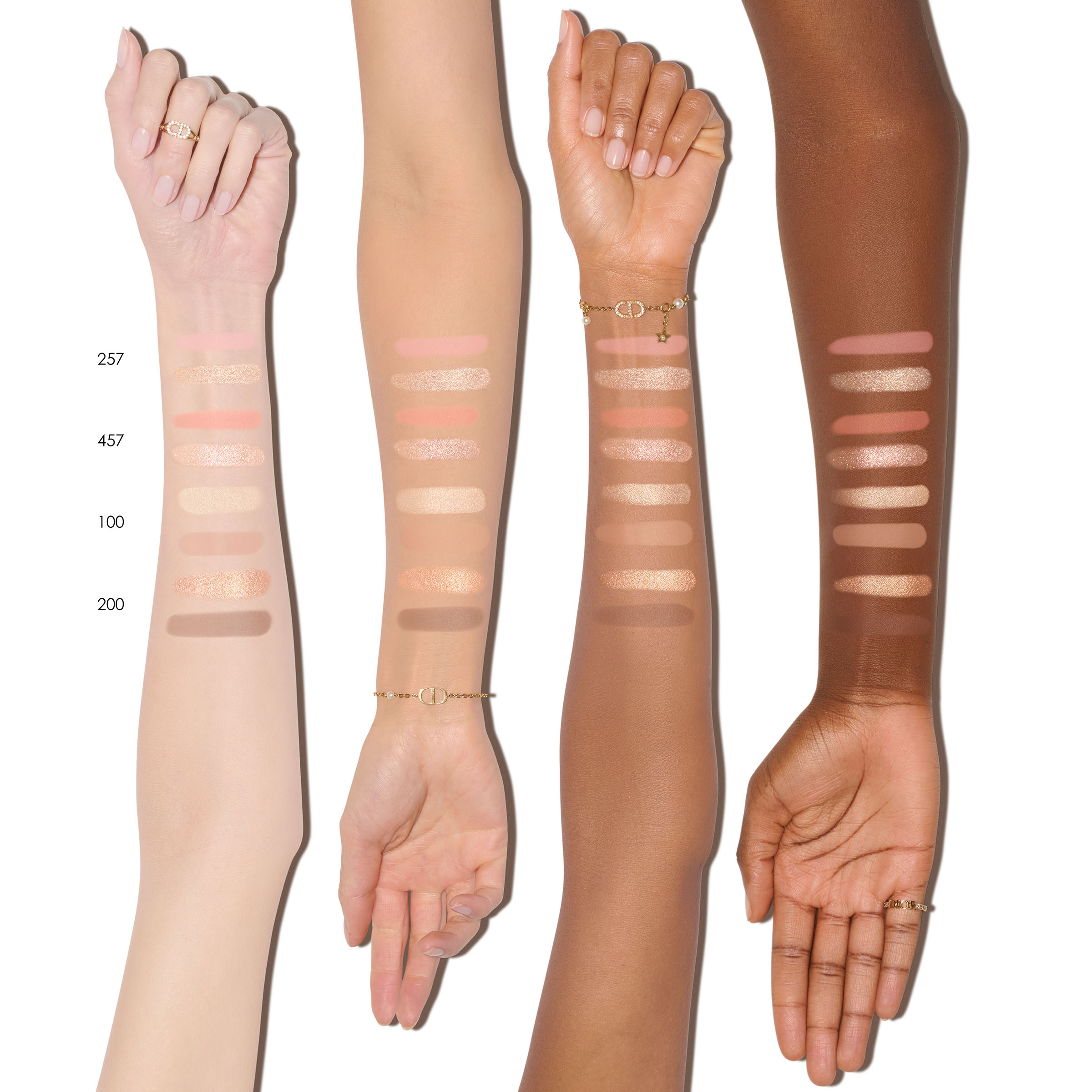 DIOR ROUGE BLUSH COLOUR & GLOW Mehrzweck-Teint-Palette. Farb- & Highlighter-Duo